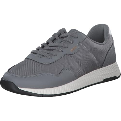 Image of BOSS Men's Titanium_Runn_nypu Tennis, Medium Grey, 10 UK