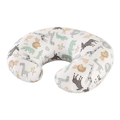 Image of Topchances Pregnancy Pillow,Nursing Pillow Multifunctional Breastfeeding Pillow with 100% Cotton Pillowcase U Shaped Pregnancy Pillow,Gifts for Moms-Washable Breastfeeding Pillows (Animal World)