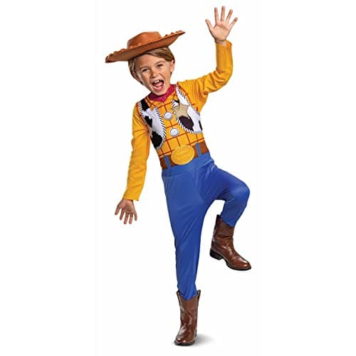 Image of Disney Official Woody Costume for Kids, Includes Woody Hat, Cowboy Dress Up Outfit, Toy Story World Book Day Costume, 5-6 Years