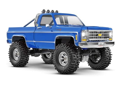 Image of Traxxas TRX-4M Chevrolet K10 High Trail 1:18 RTR 4x4 RC Scale Crawler - Blue