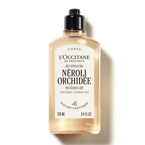 Image of L'OCCITANE - Néroli Orchidée (Neroli Orchid) Shower Gel - 250 ml - Luminous, floral and silky fragrance - Made in France