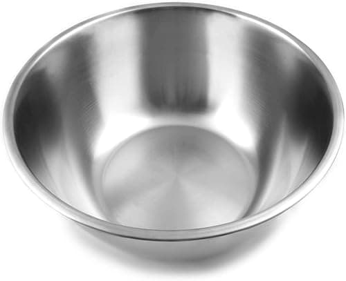 Image of Nobel Stainless Steel Mixing Bowls, Nesting Bowls for Meal Preparation Kitchen Baking, Heavy Duty & Dishwasher Safe, Space-Saving Storage Bowl (22 cm Diameter- 2.3 Litre)