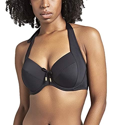 Image of Panache Women's Anya Riva Convertible Multi-Way Bikini Top, Black, 30D