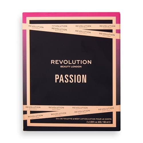 Image of Makeup Revolution Passion Eau De Toilette & Body Lotion Gift Set 200ml