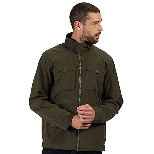 Image of Regatta Mens Haldor Shell Jacket, Dark Khaki, Medium