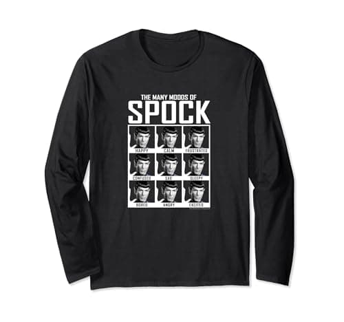Image of Star Trek The Many Moods Of Spock Long Sleeve T-Shirt