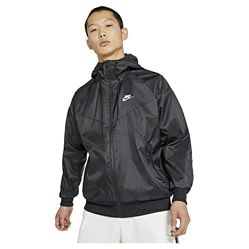 Image of Nike DA0001-010 M NSW SPE WVN LND WR HD JKT Jacket Men's Black/White XL