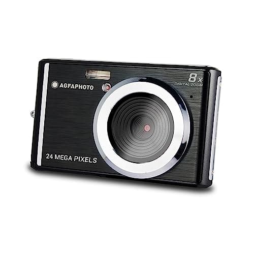 Image of AGFA PHOTO Realishot DC5500 - Appareil Photo Numérique Compact, 24 MP, Ecran LCD 2,4", Zoom Digital 8x, Vidéo HD 720p, Mémoire Externe SD, Batterie Lithium - Noir