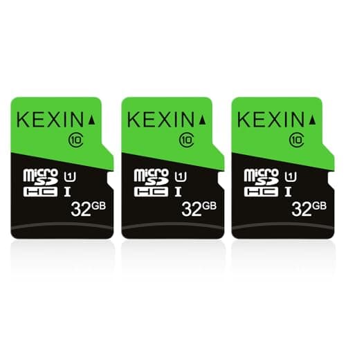Image of KEXIN Micro SD Card 32GB 3 Pack MicroSDHC Memory Card Class 10 High Speed Card Micro SD 32 GB UHS-I TF Card, C10, U1, SD Adapter Include