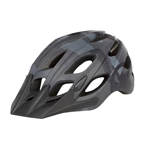 Image of Endura Unisex Adult Hummvee Youth Cycling Helmet | Lightweight Construction | Road or Mountain Bike | Stylish Design Helmet, Black, One Size