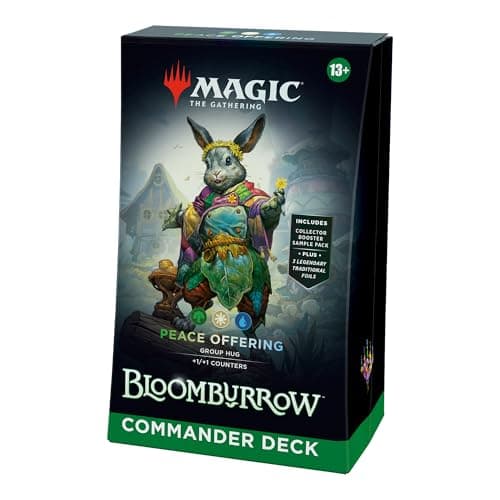 Image of Magic: The Gathering Bloomburrow Commander Deck - Peace Offering (100-Card Deck, 2-Card Collector Booster Sample Pack + Accessories) (English Version)