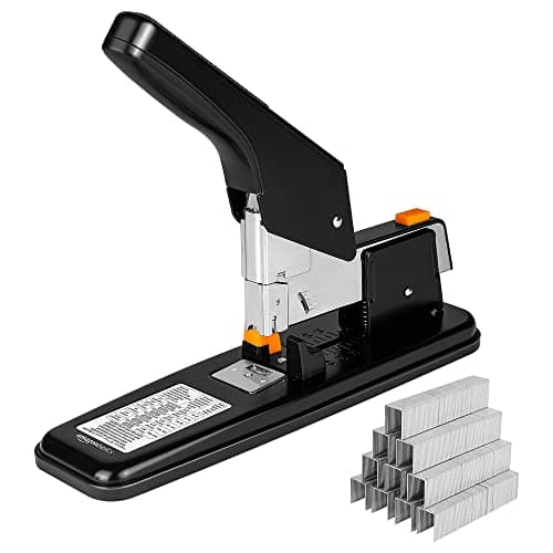 Image of Amazon Basics Heavy-Duty Stapler, 210 Sheets, Black