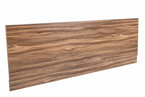 Image of Aquariss 1700 mm Walnut Effect Front Straight Wrapped Wood Bath Panel