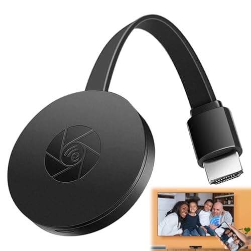 Image of 4K Wireless Display Adapter for TV, 1080P Wireless Display Adapter, Chromecast Miracast Dongle with Operation Instruction, HDMI Streaming Mirror Screen Video Compatible with AirMirror Airplay Miracast