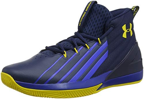 Image of Under Armour Ua Lockdown 3, Men’s Basketball Shoes, Blue (Academy/Royal/Taxi), 5.5 UK (45.5 EU)