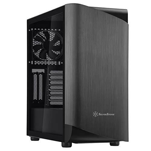 Image of Silverstone SETA A1 Midi Tower Noir, Titane