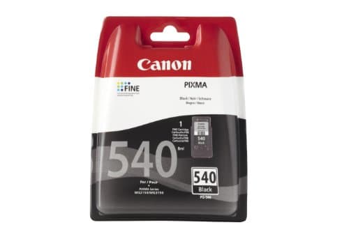 Image of Canon PG-540 - 5225B005 - 1 x Black - Ink Cartridge - For PIXMA MG2250,MG3150,MG3250,MG3510,MG3550,MG4250,MX395,MX455,MX475,MX525,MX535