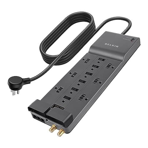 Image of Belkin 12-Outlet Surge Suppressor - surge protectors (Black)