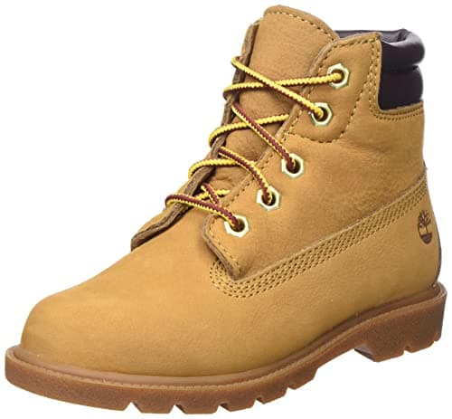 Image of Timberland Unisex Kid's 6in Water Resistant Basic (Junior) Ankle Boot, Wheat, 3.5 UK
