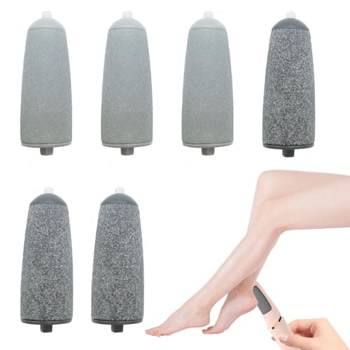 Image of 6 Pcs Products for JML NuYou Pedi Roller Replacement Heads for Flawless Pedi Replacement Foot Grinder Roller Heads Foot File Replacement Rollers for JML for Feet Callus Removers (Normal)