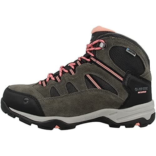Image of Hi-Tec Women's Bandera Ii Wp Womens Walking Shoe, Charcoal Graphite Blossom, 6 UK