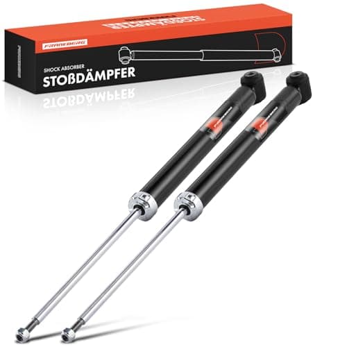 Image of Frankberg 2x Shock Absorber Strut Rear Left Right 648mm Gas pressure Compatible with Corsa D S07 Punto Evo 199 Grande Punto 199 Replace# 93189036,93189035