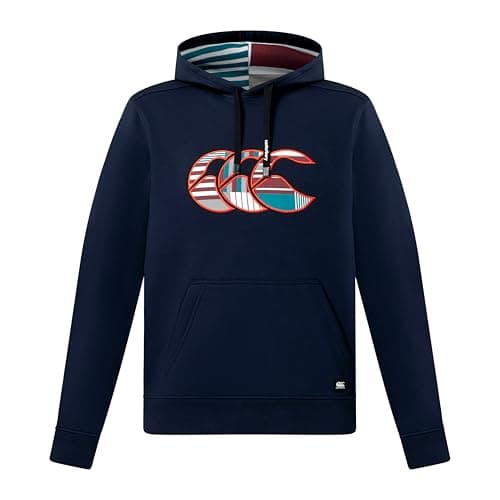 Image of Canterbury Men's Uglies Logo Hoodie, Navy, XS