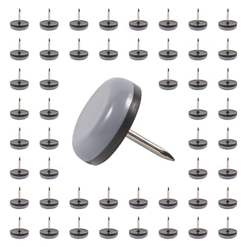 Image of SIMALA Chair Leg Floor Protectors For Furniture Feet 19mm Diameter - 5mm Thick For Increased Durability. 50 Pack Ideal Floor Protector Pads For Hard Surfaces & Carpet