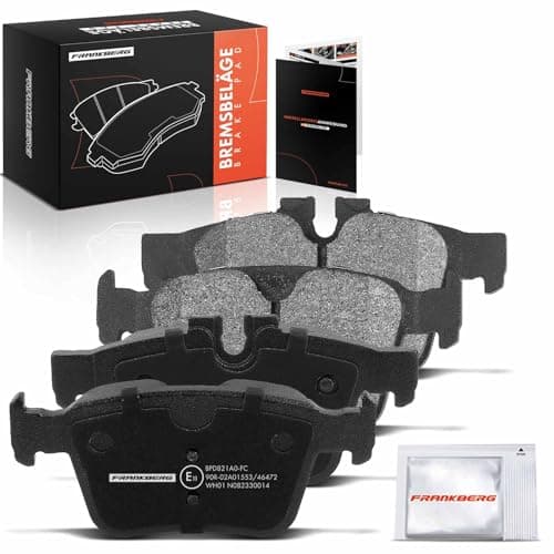 Image of Frankberg Brake Pad Set incl. 4x Pads Rear Compatible with XC60 II 246 XC90 II 256 V60 II 225 Discovery Sport L550 Replace# LR110327,J9C33358