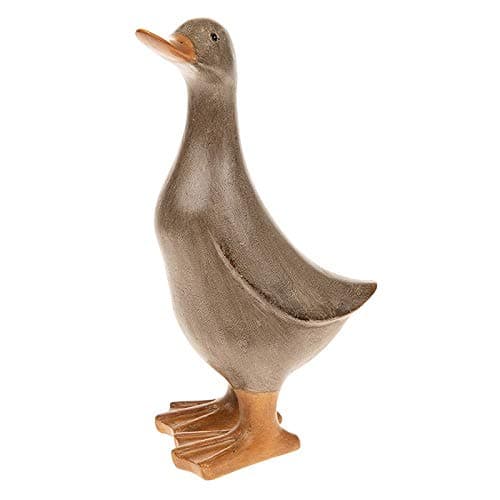 Image of David's Ducks Mocha Brown Duck Shabby Chic Collectable Ornament Figurine (Medium)