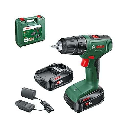Image of Bosch Home and Garden EasyDrill Cordless Drill 18V-40 (2 x 2.0 Ah Batteries, 18 V System, in Transport Case)