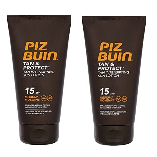 Image of PIZ BUIN – Tan & Protect Tan Intensifying Lotion SPF 15 150ml Pack of 2