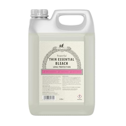 Image of Celtic Clean - Thin Essential Bleach 2.5L - Reliable Stain Remover & Surface Cleaner for Bathrooms, Floors and Hard Surfaces - Fast-Drying, Easy-Use Formula