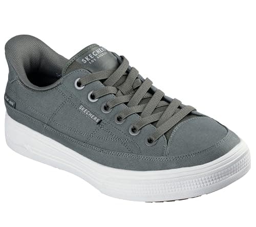 Image of Skechers Men's Arch Fit Arcade-See Ya There Hands Free Slip-ins Sneaker, Olive, 8.5 UK