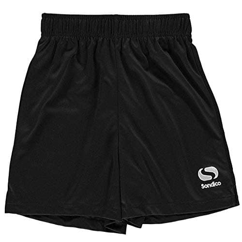 Image of Sondico Junior Boys Lightweight Core Football Shorts Pants Bottoms (11-12 Yrs, Black)
