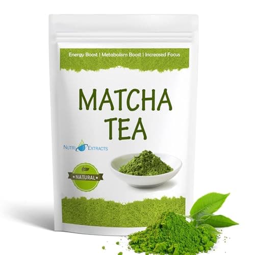 Image of NutriExtracts Matcha Green Tea Powder 100g, Our Original Ceremonial Grade - Ideal for Matcha Lattes, Smoothies, Baking – Vegan & Antioxidant-Rich