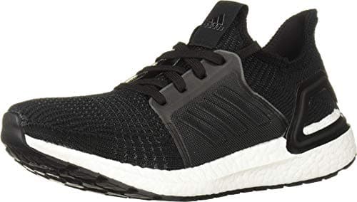 Image of adidas Women's Ultraboost 19 Running Shoe, Black/Grey/Solar Orange, 5 UK