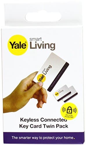 Image of Yale P-YD-01-CON-RFIDC Smart Door Lock Key Cards, White, Pack of 2