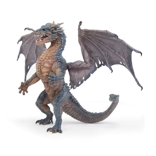 Image of Papo - Realistic Dragon King Figure - Ages 3+ - Fantasy & Medieval Collection - Creative Play Mythical Creature - Gift Idea Toy for Girls and Boys