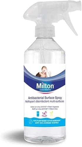Image of Milton Antibacterial Surface Spray – Kills 99.9% of Germs – 500ml Household Disinfectant – Bleach-Free & Fragrance-Free Cleaning Spray | 500ml | SterlingSquare