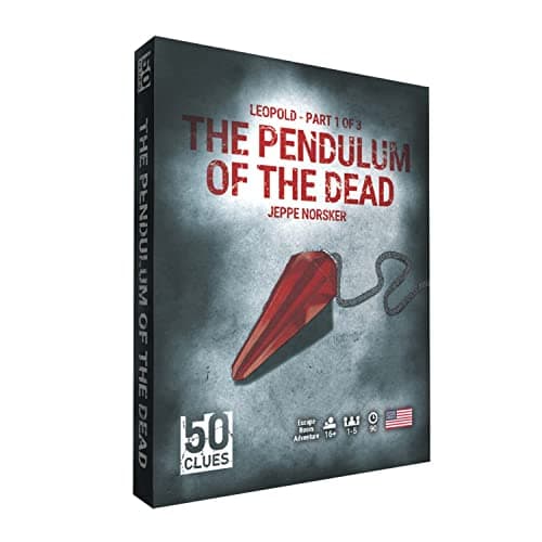 Image of 50 Clues | 50 Clues - Part 1: The Pendulm of the Dead | Puzzle Escape Game | Ages 16+ | 1-5 Players | 90 Minutes Playing Time