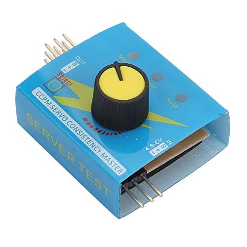 Image of 3 Channel Servo Tester, Multi Servo Tester Stable 1.5Ms ±0.5Ms RC Multi Servo Tester, Convenient ESC Testing High Accuracy DC 4.2-6.0V for Motor 1.5Ms ±0.5Ms