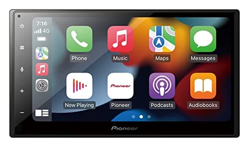 Image of Pioneer SPH-DA360DAB-F 2-DIN Media Receiver, Capacitive 17.3 cm/6.8 inch Touch Panel, with Wi-Fi, Apple CarPlay, Android Auto and DAB+, Includes Screen Protector
