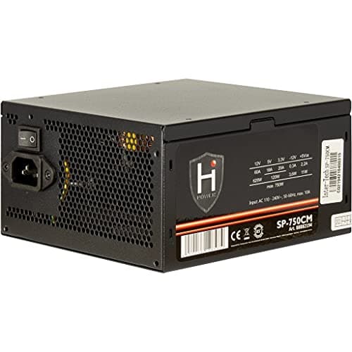 Image of Inter-Tech HiPower SP-750CM Power Supply 750 W, 20+4 Pin, ATX, ATX, Black