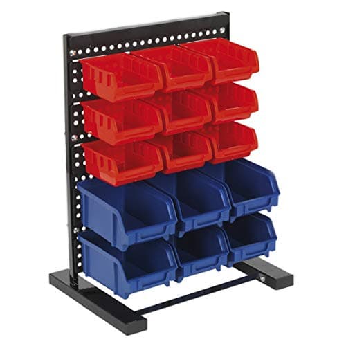 Image of Sealey Tps1569 Bin Storage System Bench Mounting 15 Bins