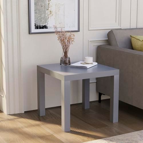 Image of Vida Designs Beeston Side table Light Weight Small Living Room Table (Grey)