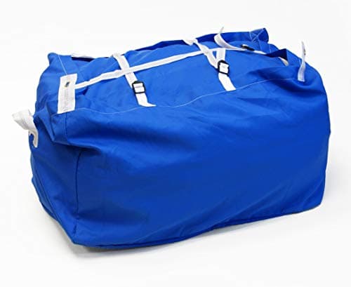 Image of Commercial Linen Laundry Hamper Bags | X-Large Heavy Duty Washable and Reusable | CarebyMail Healthcare (Blue)
