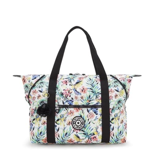 Image of Kipling ART M Large Tote, Totes, Cocktail Floral (Orange)