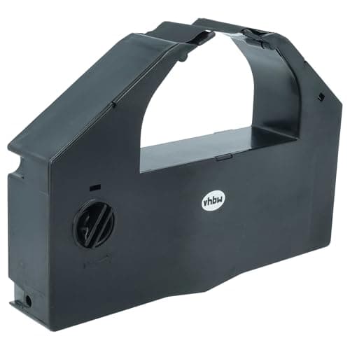 Image of vhbw 1x Ribbon Cartridge Replacement for Epson S015067, C13S015066 for Dot Matrix, Receipt Printer - Black Ink Ribbon