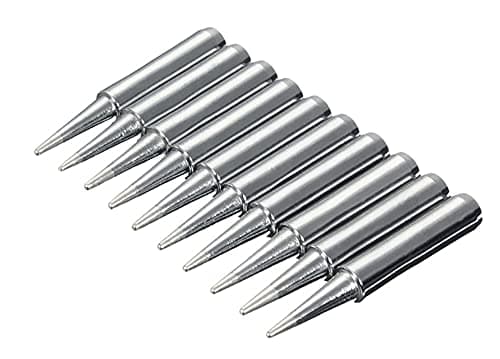 Image of Saipor 10pcs Lead Free 900M Replacement Soldering Iron Tips Solder Iron Welding Tip for Hakko, TENMA, ATTEN, Quick, Aoyue, Yihua Soldering Station, Welding Equipment & Accessories(900M-T-B)